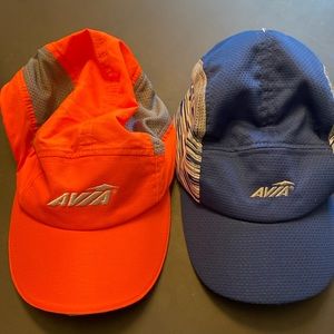 Avia running baseball hat set of 2 - new